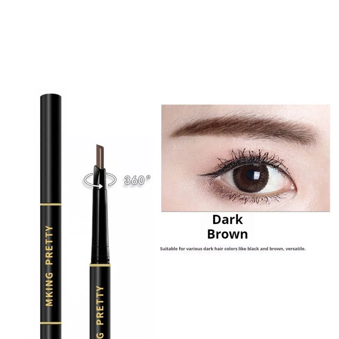 Professional Makeup Artist Kit Eyebrow Pencil with Multiple Shade Options