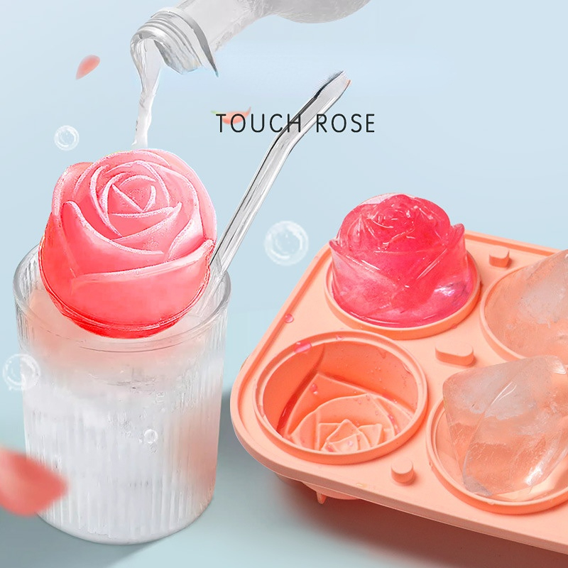 Форма для льда Diamond Rose Ice Grid, 6 ячеек
