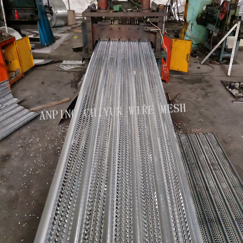 3.7kgs/Piece 2.5m Length Galvanized High Ribbed Formwork
