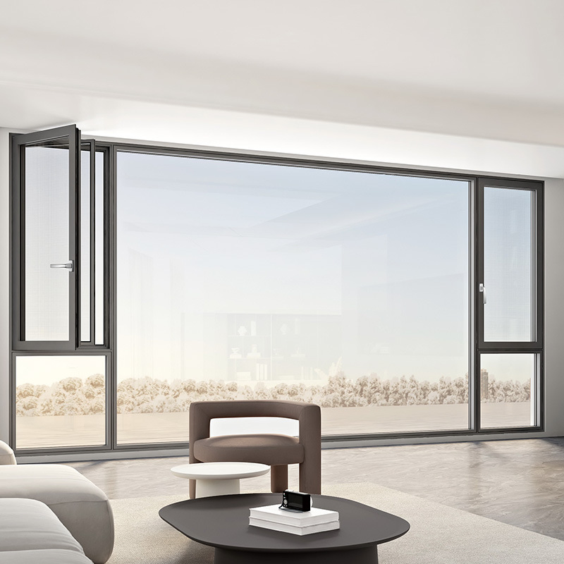 Pinnacle Wooden Window and Aluminum-Clad-Windows with PVC Window China and Timber Window Windows and Doors