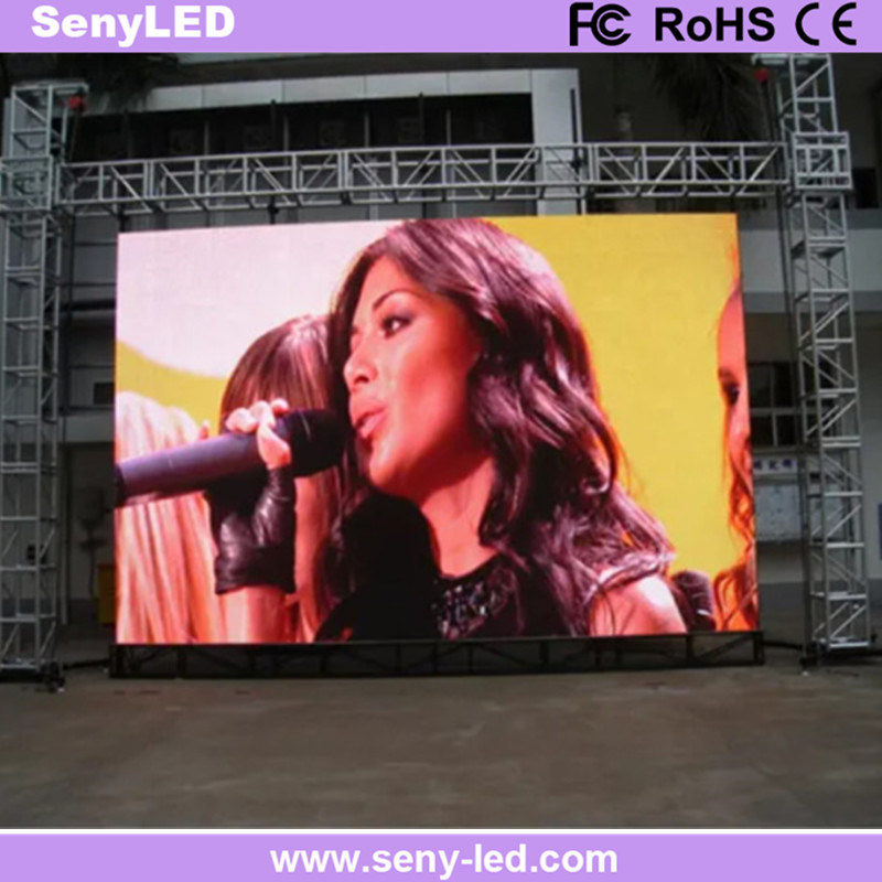 P2.5/P3.076/P4/P5 Indoor Outdoor Aluminum Cabinet Advertising Display Wall Electronic Sign Board Full Color LED Video Screen for Events Rental Purpose