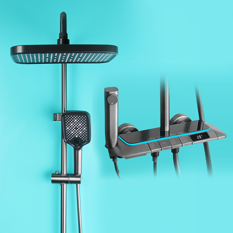 Factory Bathroom Hot and Cold Shower Set Bathroom Accessories Mixer Shower