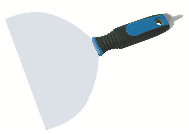 Jumbo Stainless Steel Scraper, Putty Kinves, Spatular, TPR Handle, Hammer 600mm