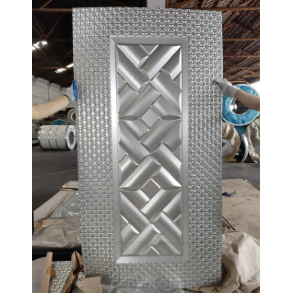 China Factory Wholesale Steel Door Skin Stamped Embossed Steel Sheet