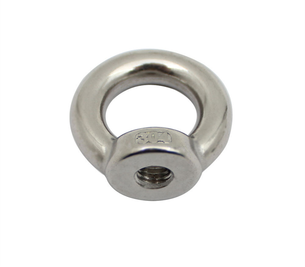 Stainless Steel 304/316 Lifting Eye Nuts DIN582 Steel Forged Ring Nut Anchor Lifting Eye Nuts