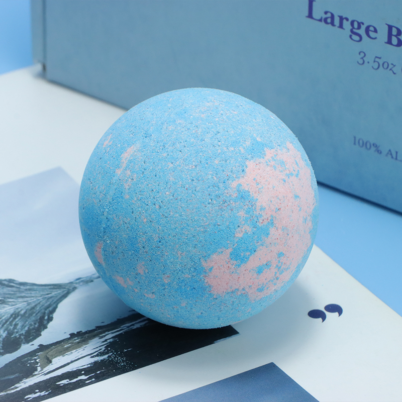 Hot Selling Vegan Natural Lavender Flower Bubble Fizzy Organic Bath Bombs Gift Set Wholesale Bath Fizziers