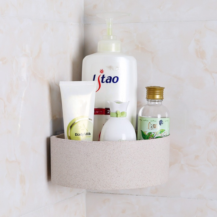 Wholesale Soap Toilet Washbasin Suction Cup Waterproof Triangle Rack Bathroom Plastic Storage Box