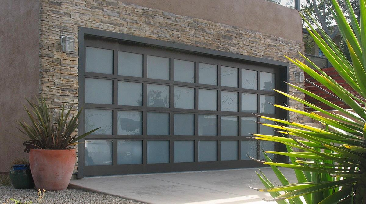 Aluminium Sectional See Through Garage Door Overhead Carriage Gate Insulated Glass Garage Doors