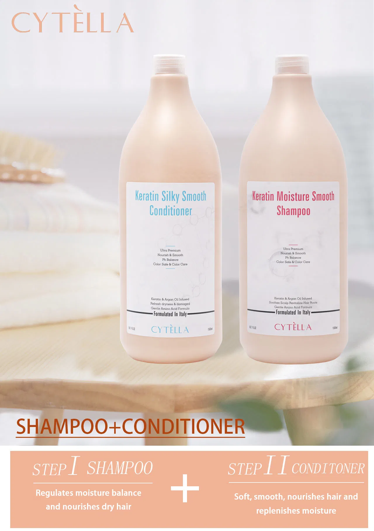1500ml Salon Keratin Silky Smooth Conditioner