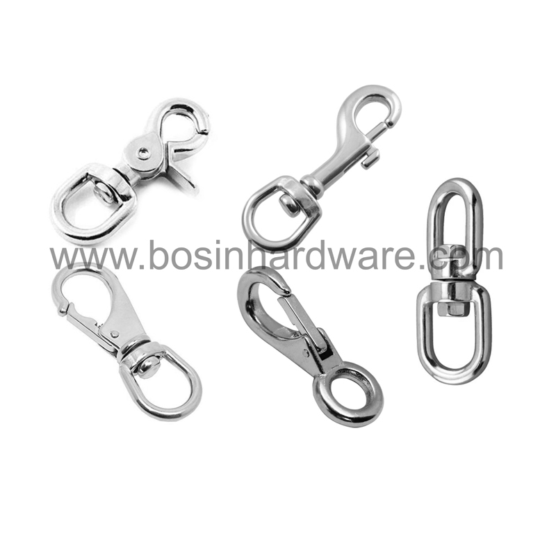 Big Black Stainless Steel Eye Swivel Snap Shackle