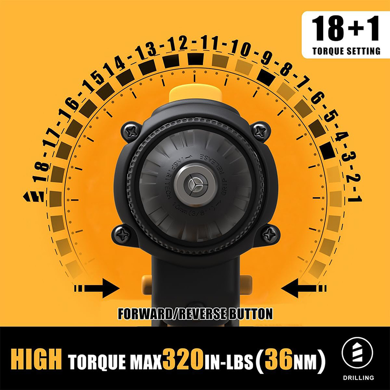 Аккумуляторный гайковерт 21В с ударным механизмом