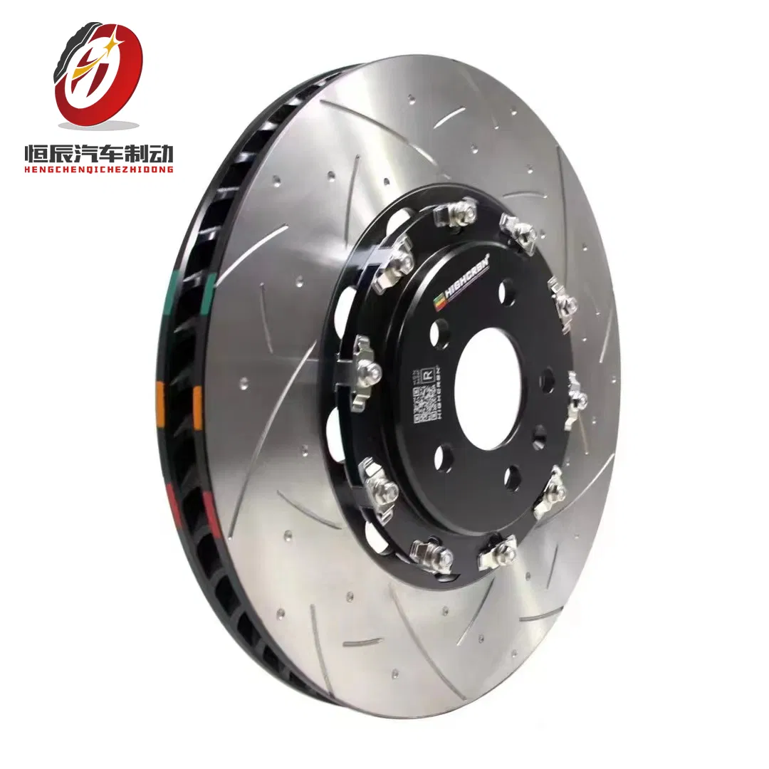 Premium 2-Piece High-Carbon Brake Disc Rotors for Tesla Model 3 Performance (OE# 1044616-00-D)