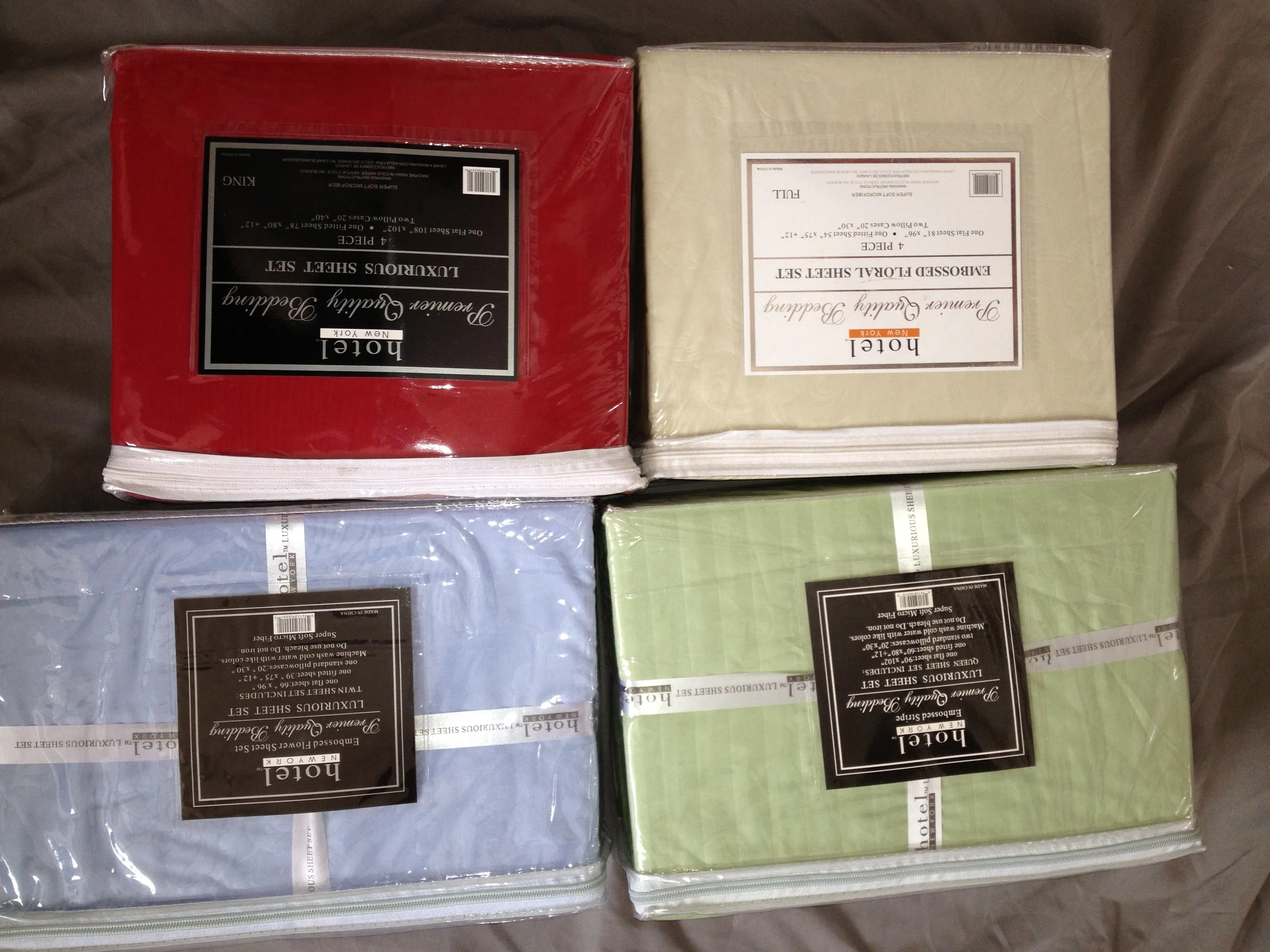 Luxury and Comfortable Microfiber Sheet Set, Well Brushed and Soft, Grey Color with Piping King Size Hotsale Online and Offline