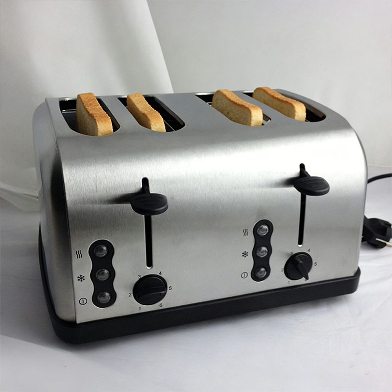 Automatic 4 Slices Long Slot Toaster Bread Machine