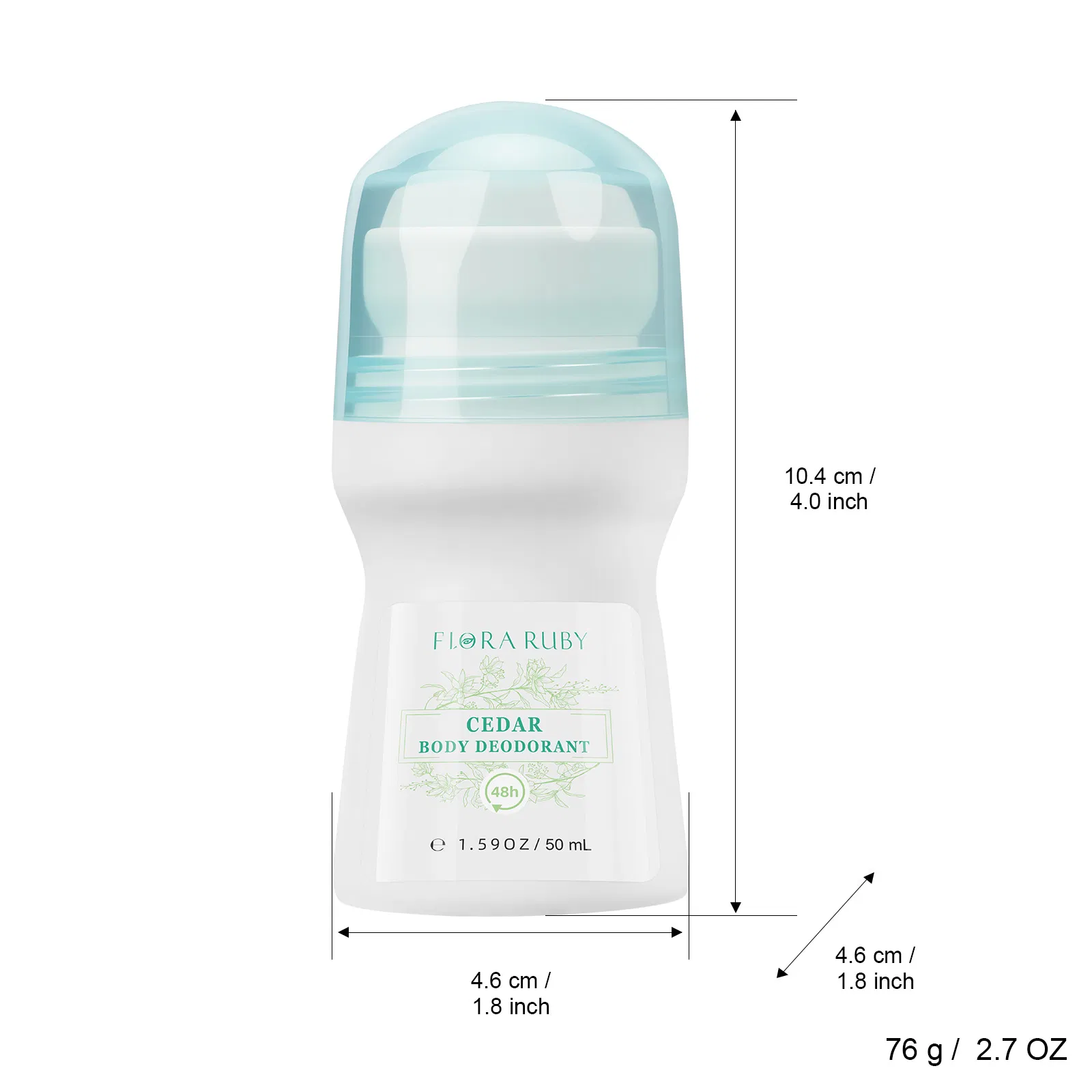 Soothing Sensitive Skin Deodorant with Organic Pearl Beads Formula