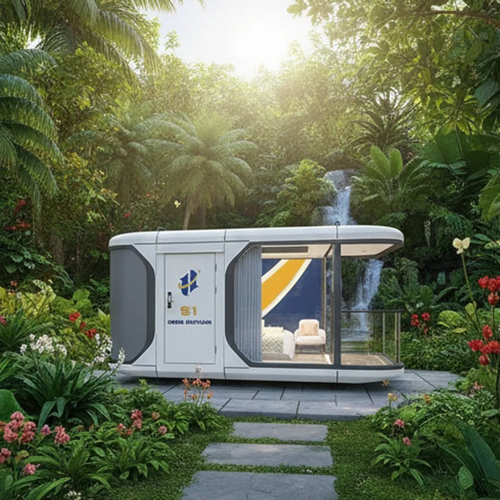 Durable PVC Material Capsule House for Disaster Relief Housing Meets Efficient Comfortable