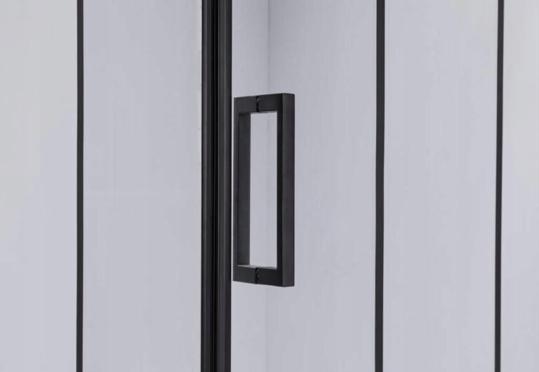 OEM Factory Supply Alloy Custom Tempered Glass Black Frame Shower Rooms Enclosure