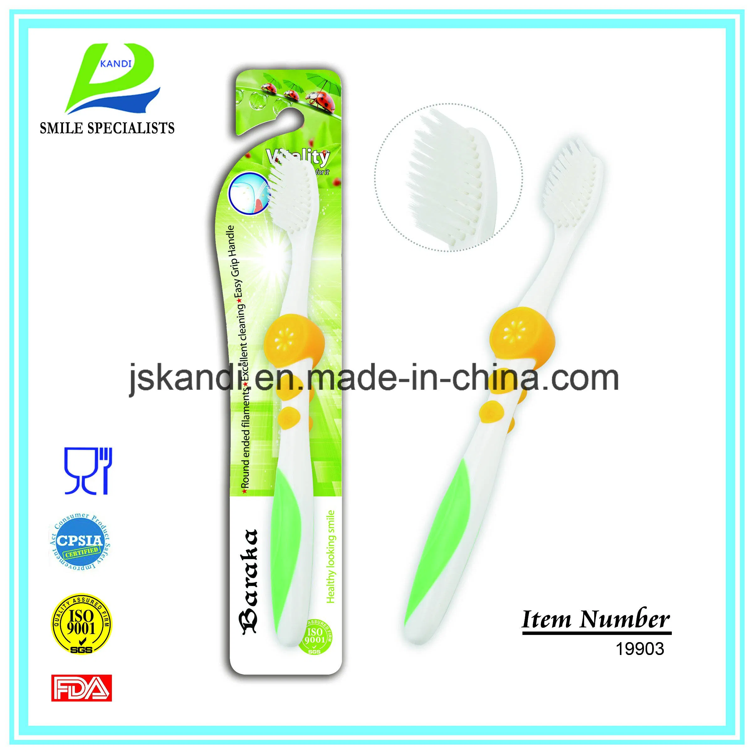 High Quality Wholesale Adult Home Hotel Travel Soft Toothbrush