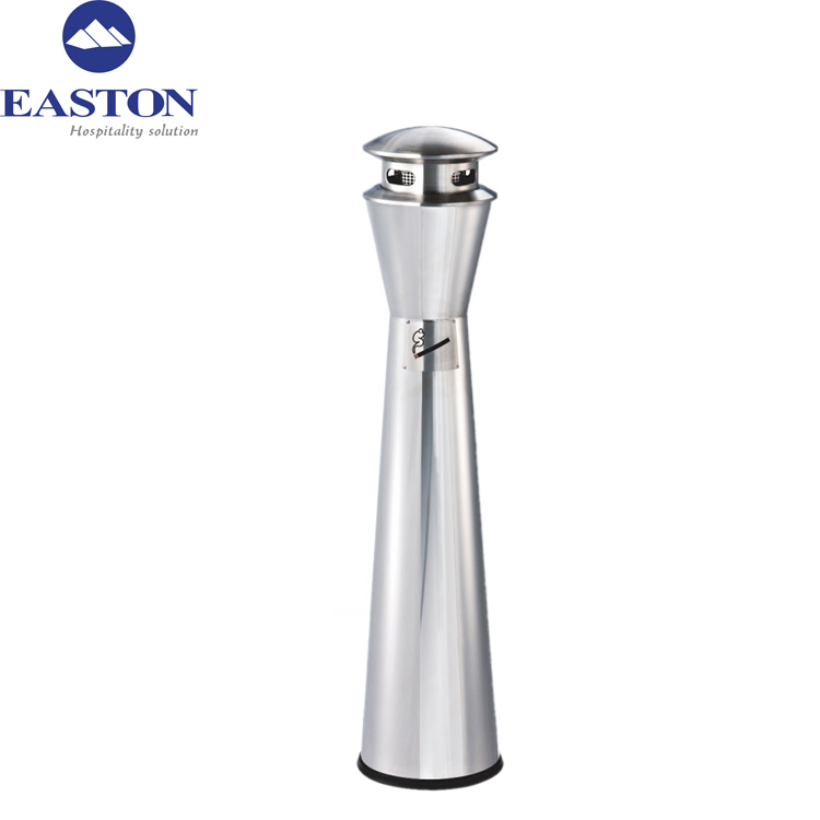 Hot Selling Stainless Steel Hotel Cigarette Receptacle Ashtray