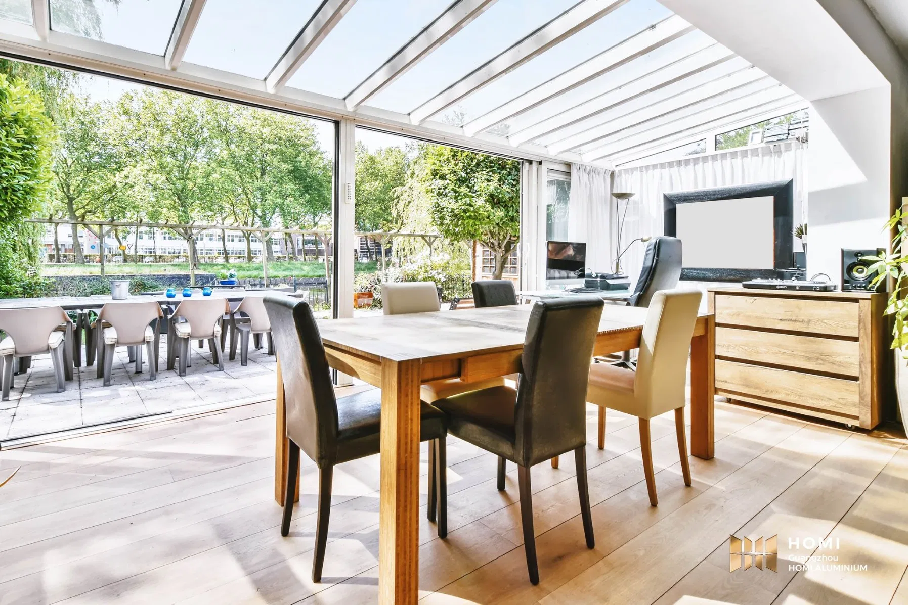 Customized Glass House Aluminum Profile Glass Sun Room