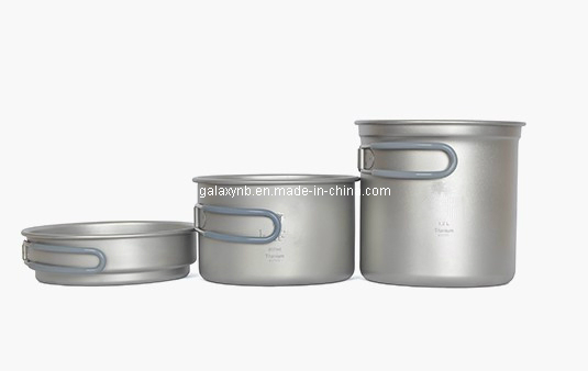 Eco-Friendly Custom-Made Three-Pieces Titanium Cutlery
