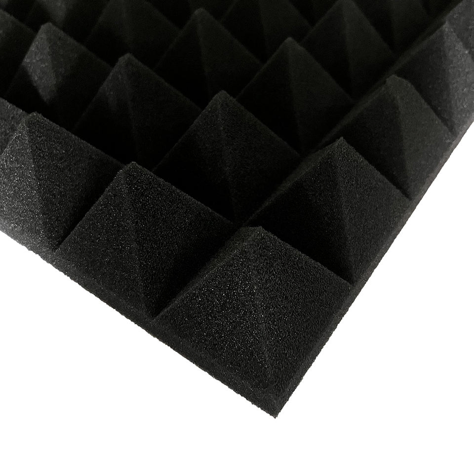 Factory Custom Self Adhesive Pyramid Sound Acoustic Foam Panels Absorber Soundproof Foam Studio Wall Foam
