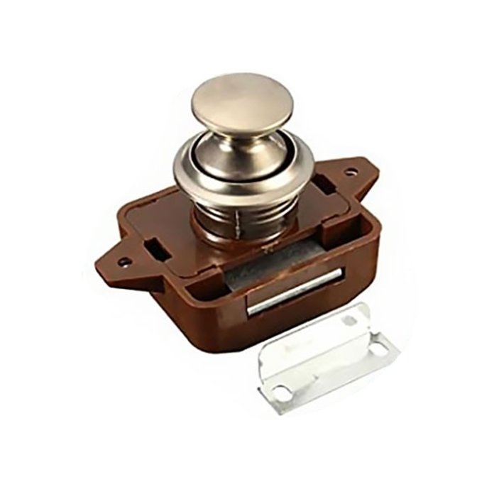 Diameter 20mm Cabinet Drawer Latch Button Locks for Furniture Hardware