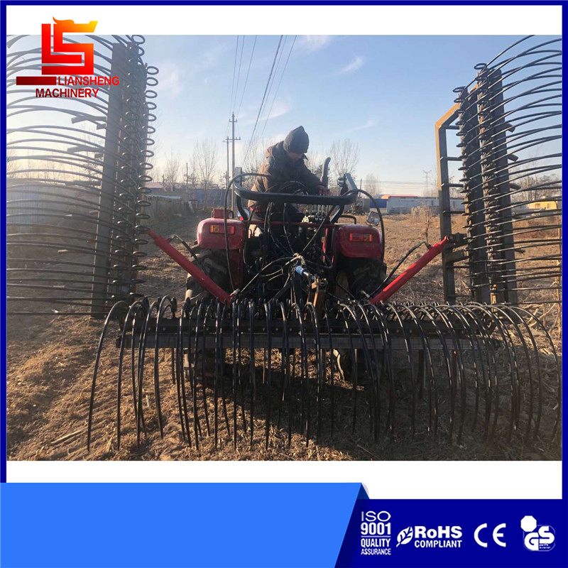 Agricultural Plastic Film Collecting Machinery Plastic Film Recycling Picking Rake