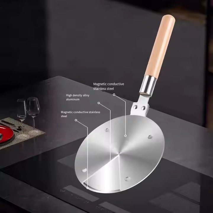 Customized Induction Plate Adapter - Stainless Steel Thermal Diffuser for Induction Stove
