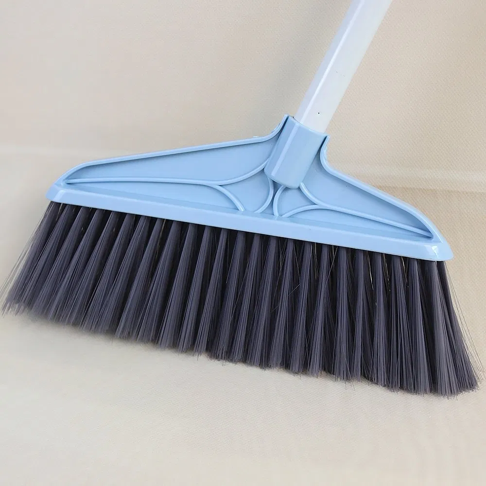 Jy9002 Ergonomic Large Bristle Broom Set with Round Hole Wall Hanging Design
