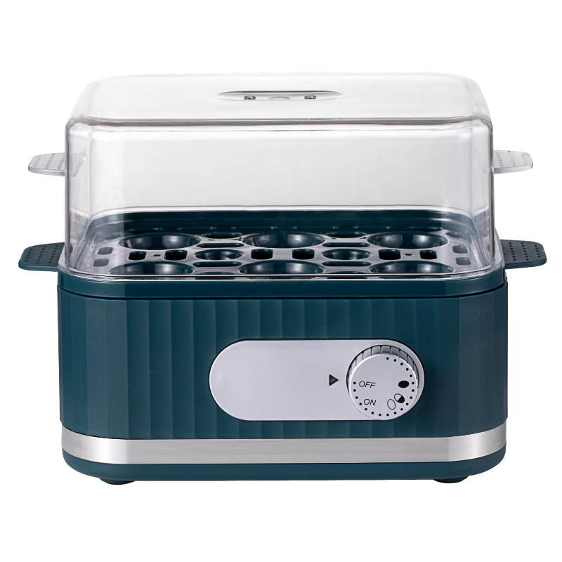 400W Electric Egg Cooker for 6 Eggs with Auto Shut-off Feature