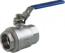 Stainless Steel 316/304 2PC Ball Valve with Locking Device