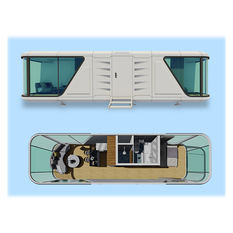 OEM Resort Residential Villa Foldable Home Prefab Homes Mobile Folding Container House