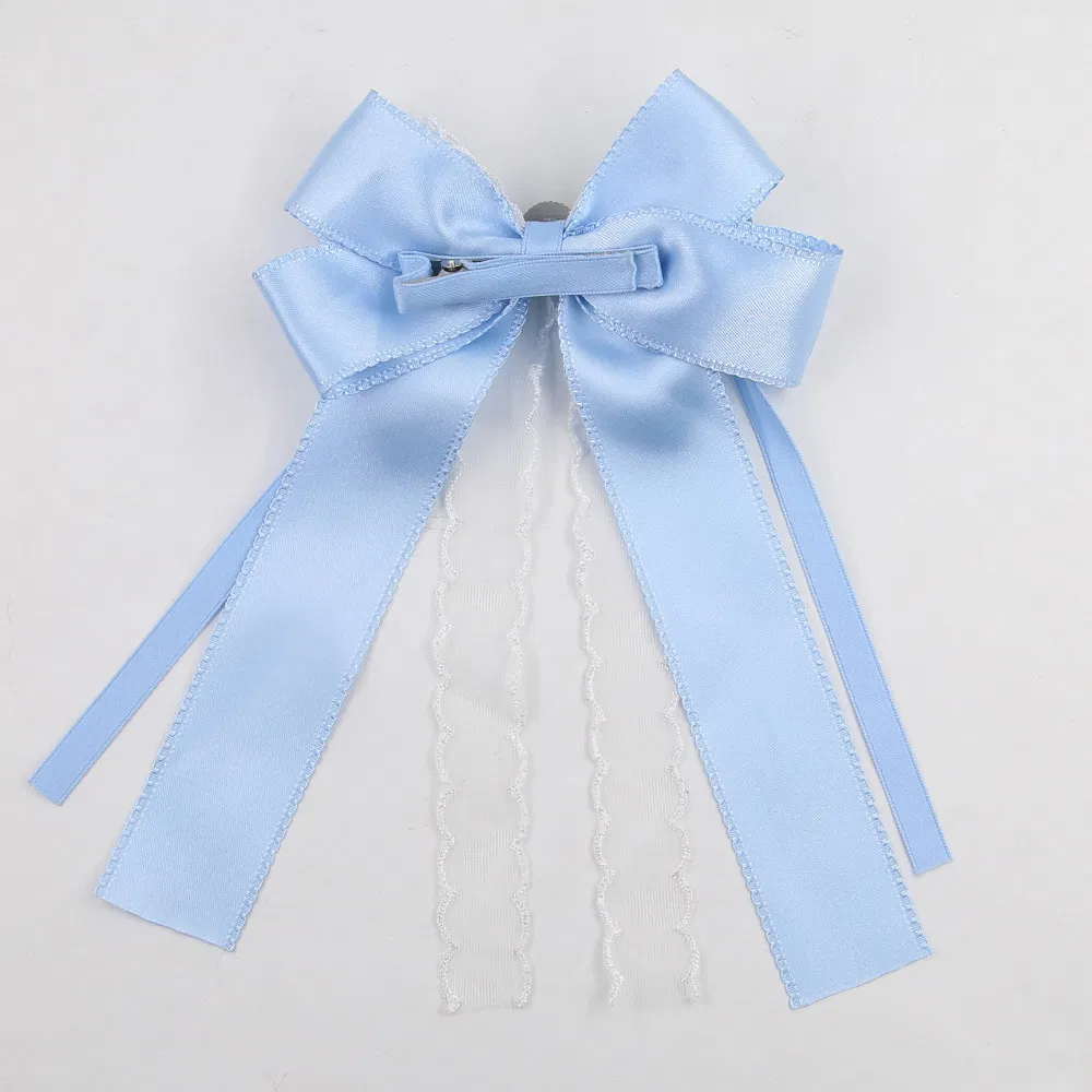 Винтажные заколки для волос с жемчугом и бантом для девочек