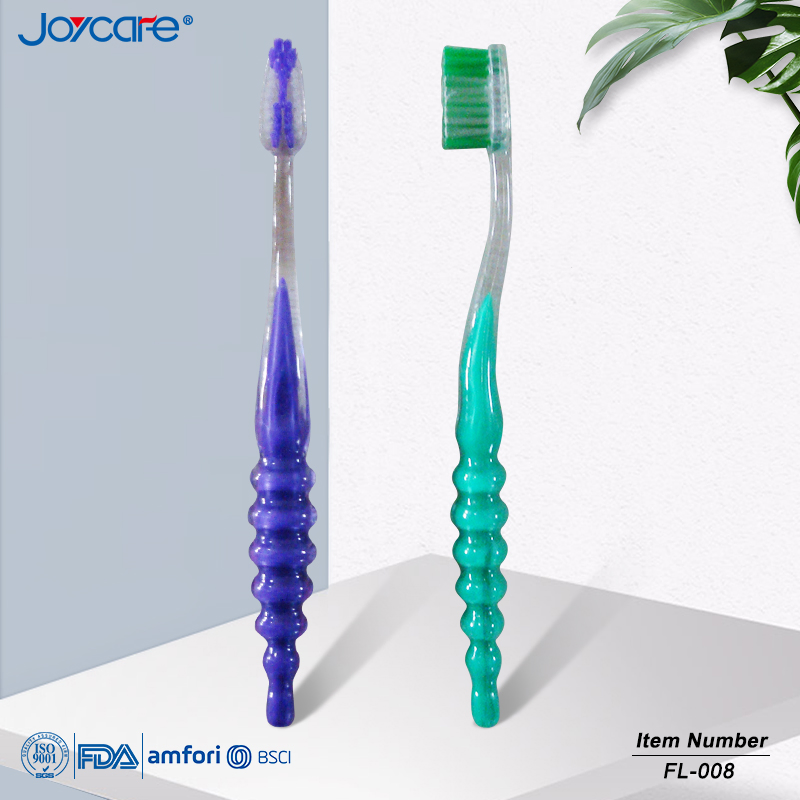 Travel/Household/Hotel Soft Bristles Transparent Handle Toothbrush Kids Children Toothbrush