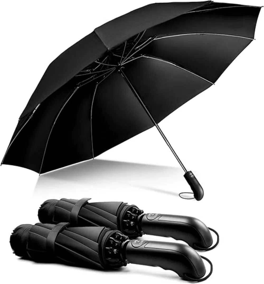 Зонт обратного сложения с 10 спицами для путешествий
