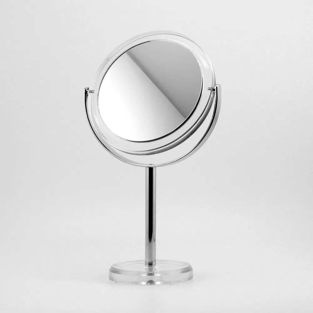Transparent Double Sided Desk Mirror 10X HD Magnifying Beauty Mirror 360 Degree Rotating Makeup Mirror E-Commerce Hot Sale