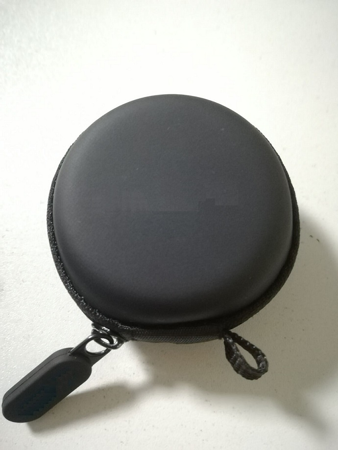 Factory Manufacture Mini Round Hard EVA Storage Case for Medical Ear Plugs with Customized Logo