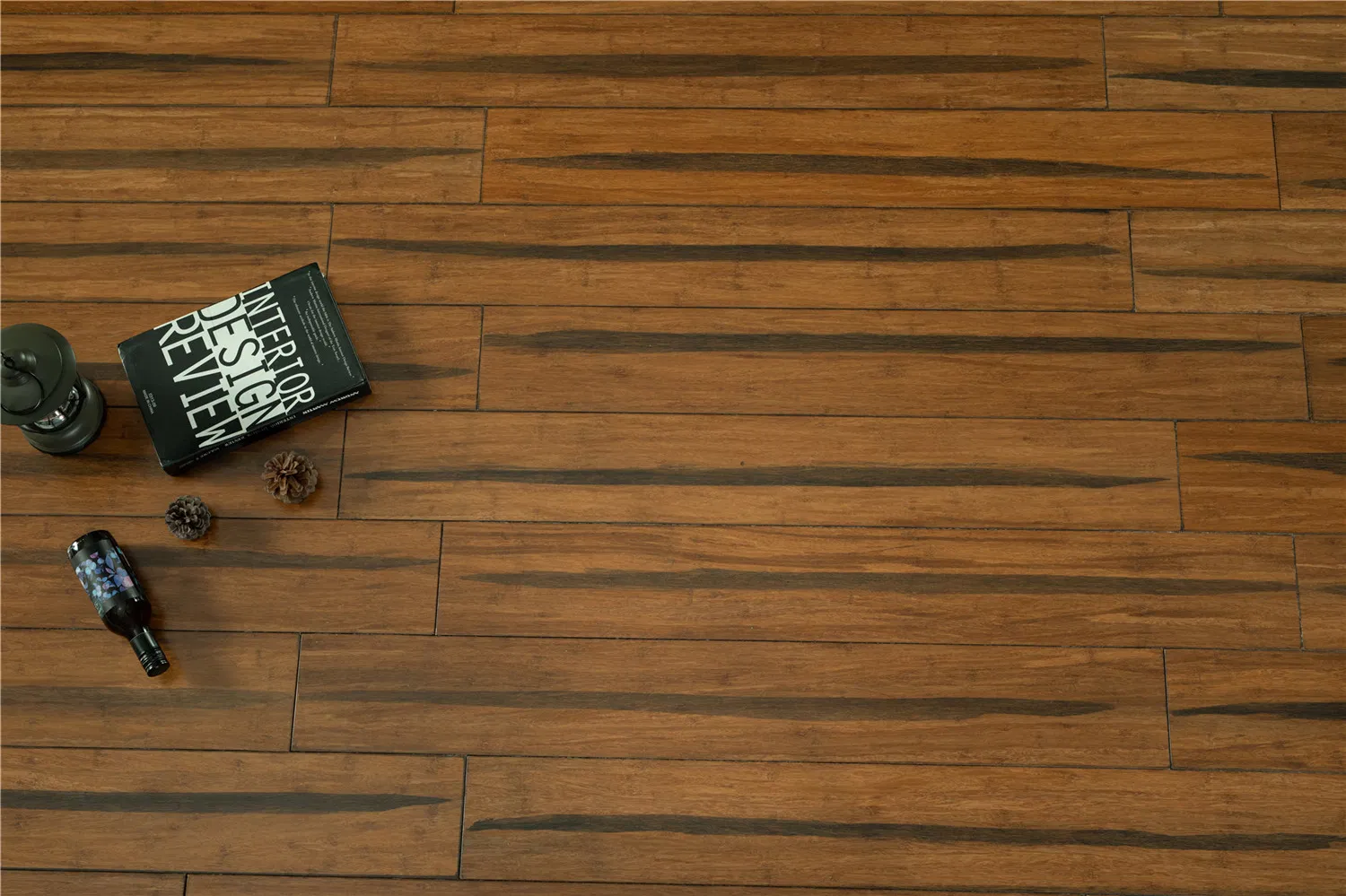 Бамбуковый пол Tiger, огнестойкий, цвет тигр