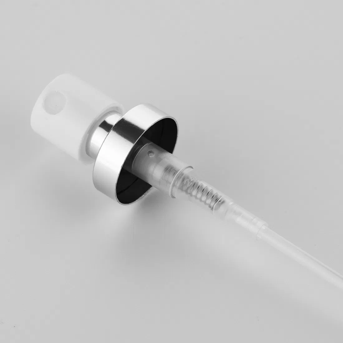 Wholesale 15 18 20mm Fine Mist Sprayer Shiny Silver Mini Aluminum Crimp Perfume Spray Pump for Perfume Bottle Cap