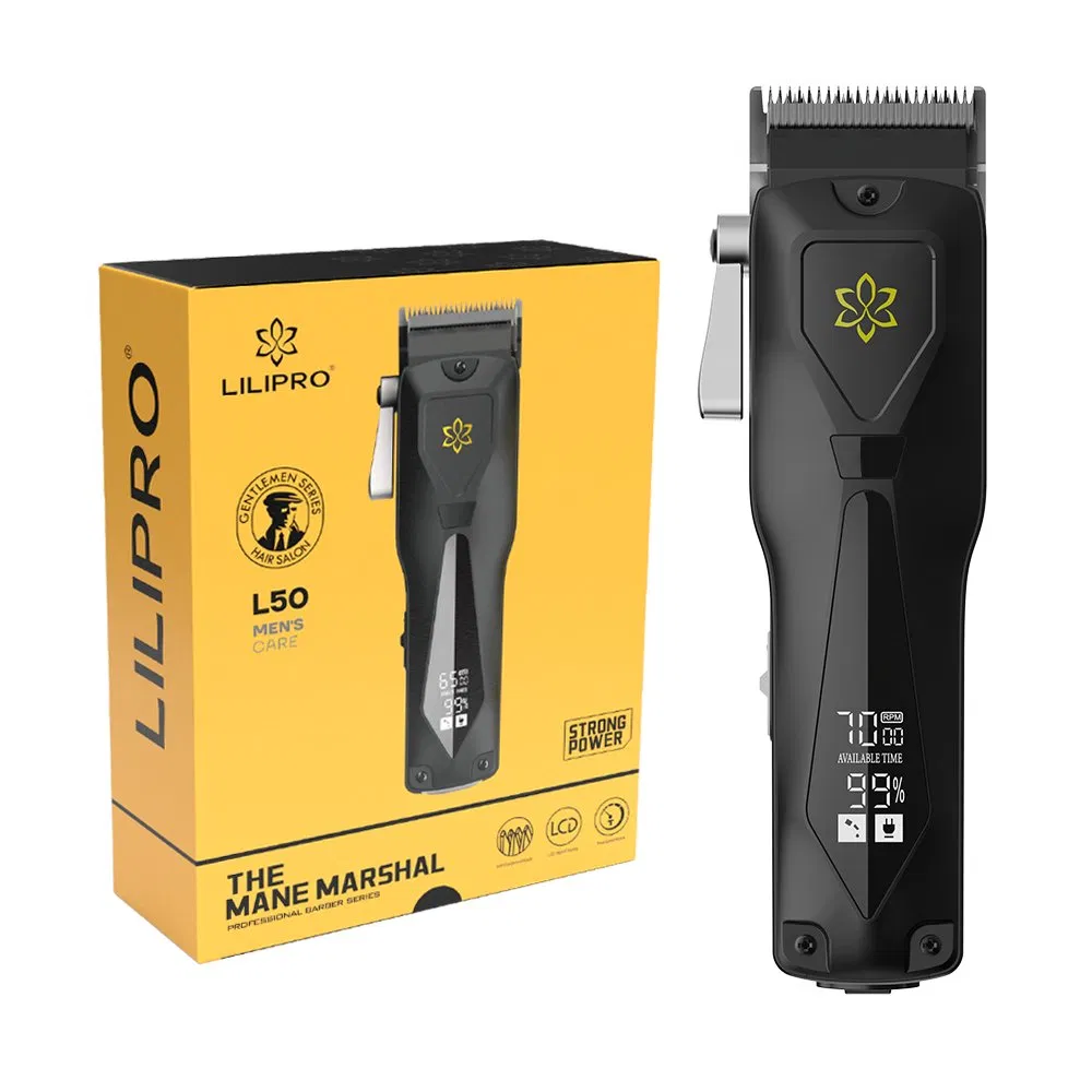 Lilipro L50 Professional Salon Hair Clipper with Metallurgy Blade for Men