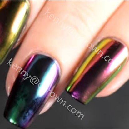 Chameleon Chrome UV Gel Polish Glitter Nail Art Pigment Powder