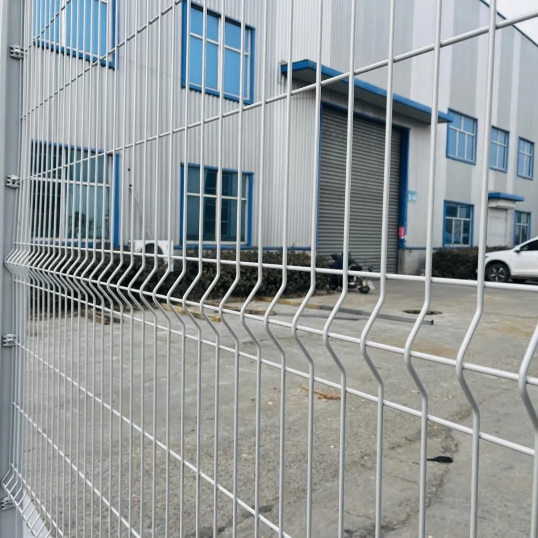 for Security Durable 3D Curved Welded PVC Coated Garden Fence V-Shaped Bends 3D Safety Fence Airports Fence School Fence Residential Garden Fence