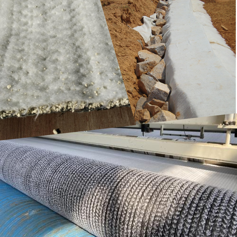 China Factory Promotion Geostynthetics for Hot Sell Bentonite Coated Geotextile Mat Waterproof Blanket Geosynthetic Clay Liner Gcl