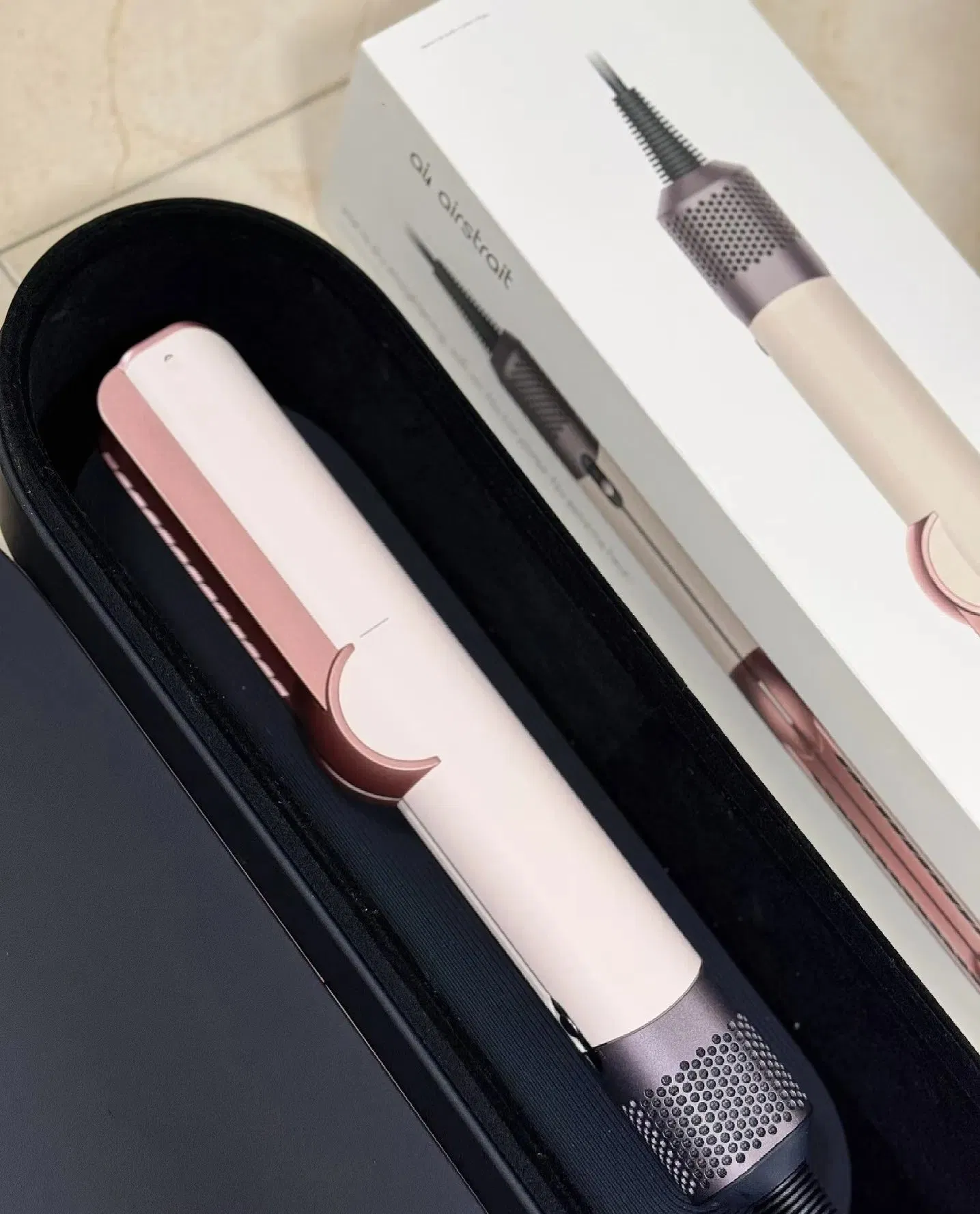 1: 1 Original Ht01 HS06 Airstrait New Hair Straightener Hairdryer Straightener Dry and Straight 2-in-1 Hair Curler Airstyler Negative Ion Portable Clip