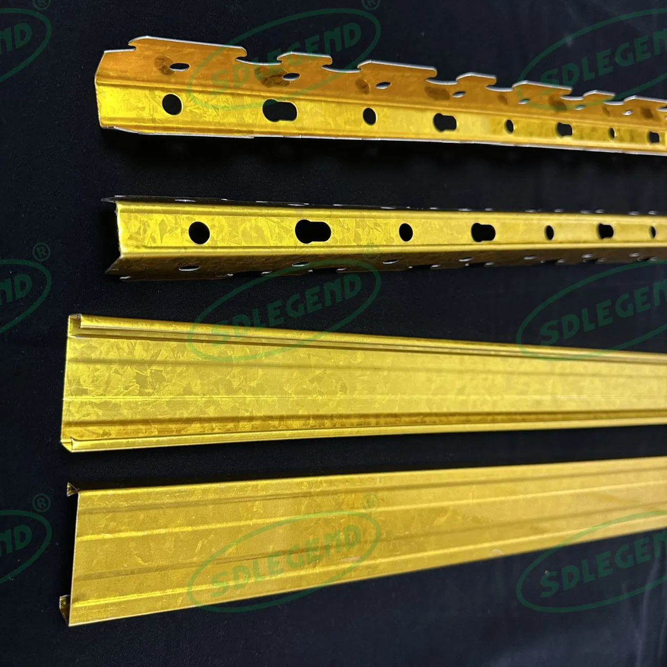 Coastal Area Ceiling Project High-Strength F47 Rust-Proof Golden Light Steel Profile Drywall Ceiling Furring Channel Metal Profile From Gypsum Board