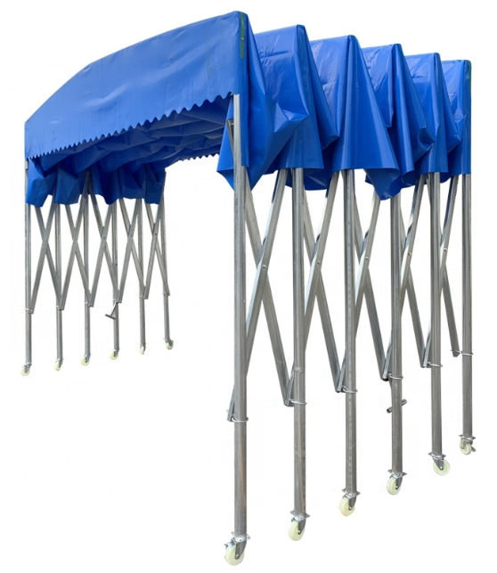 Top Quality Canvas Galvanized Steel Structure Folding Car Canopy