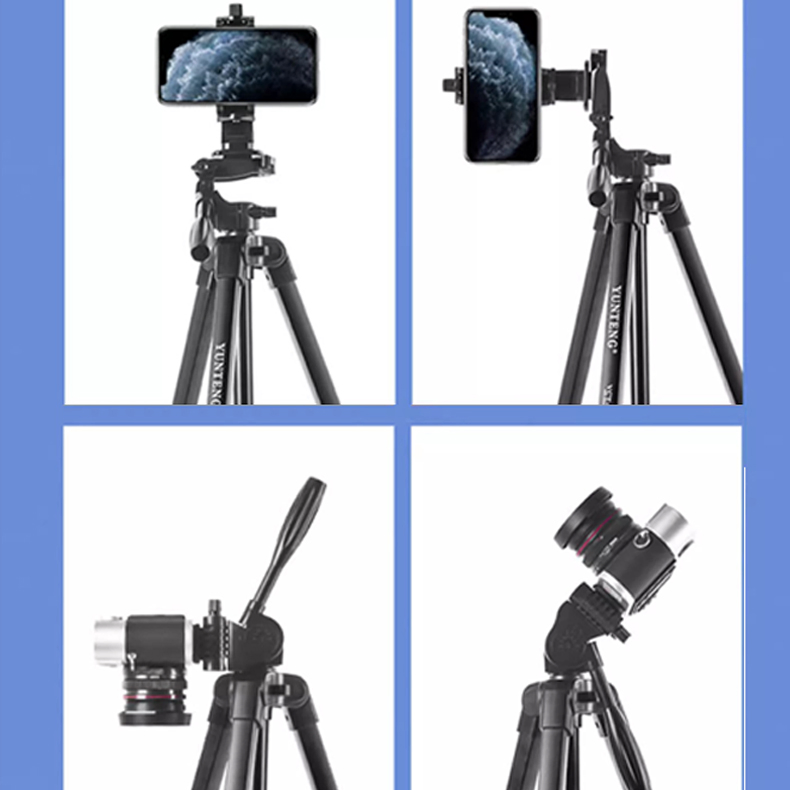 Lightweight 183cm Tripod for Camera and Smartphone Vlogging