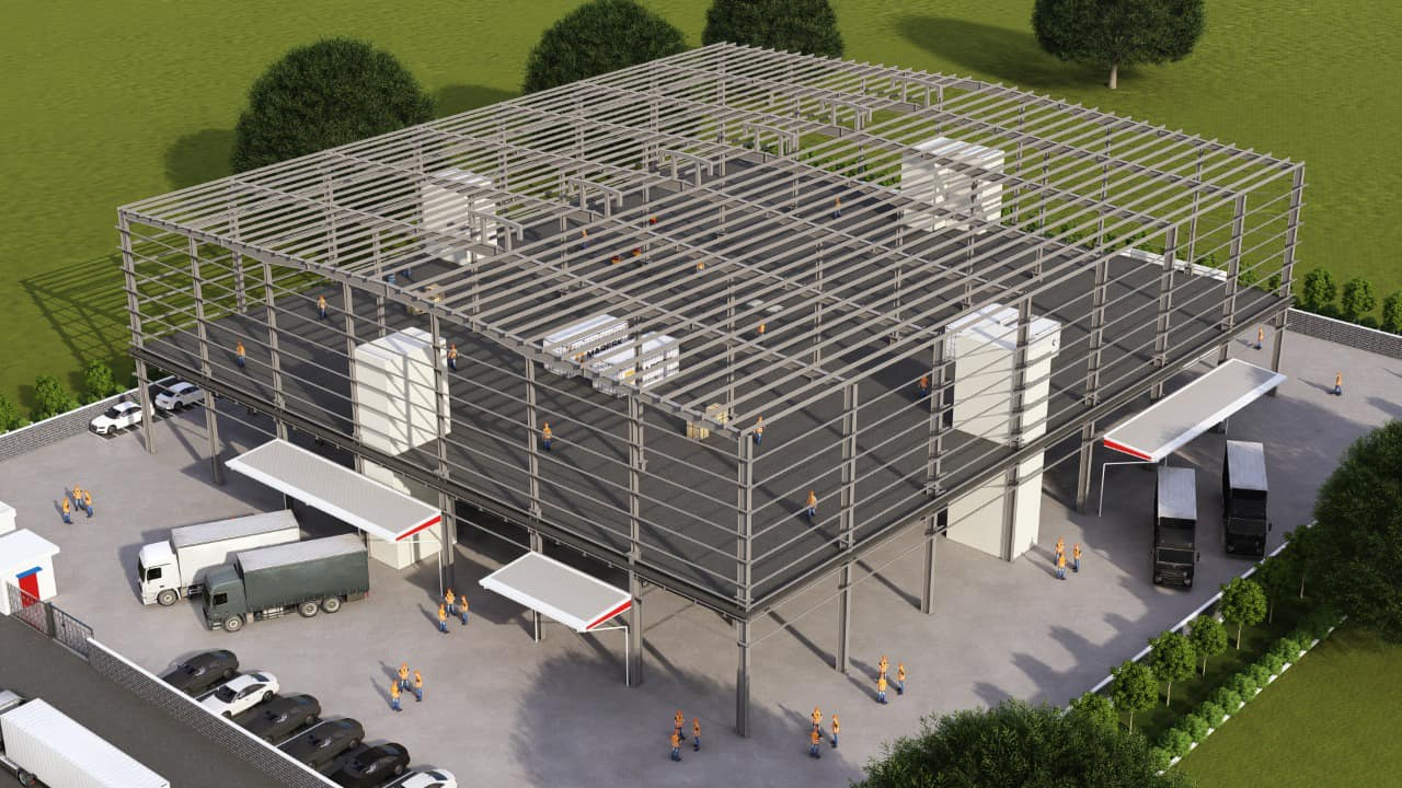 Quick Install Factory Prefabricated Steel Structure Slaughter Workshop