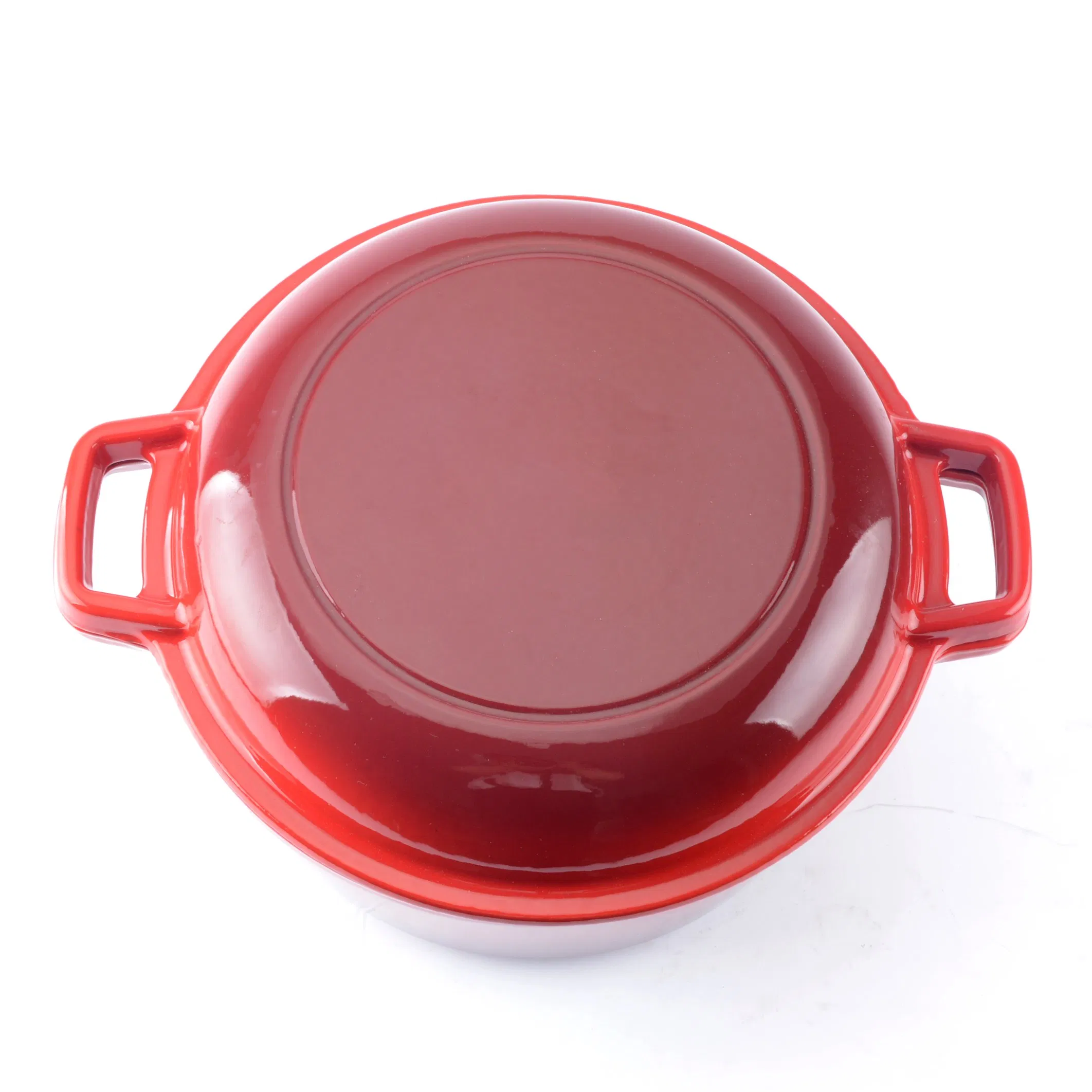 Чугунная эмалированная утятница 2 в 1 с логотипом